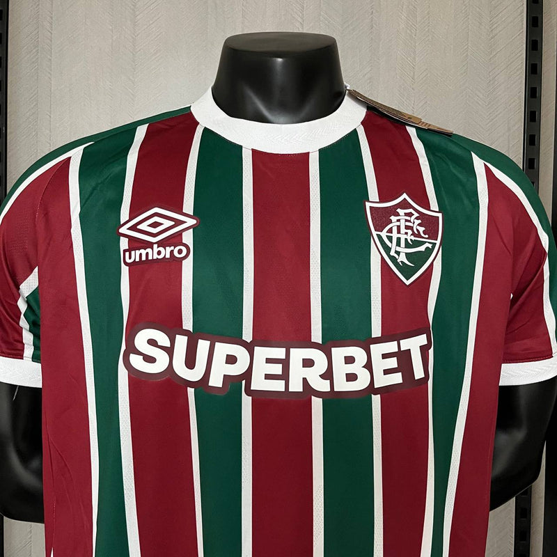 Camisa Fluminense Home l 25/26 - Versão Jogador - Tricolor