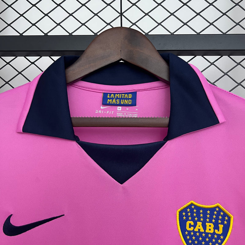 Camisa Boca Juniors Retrô 2014 - Rosa