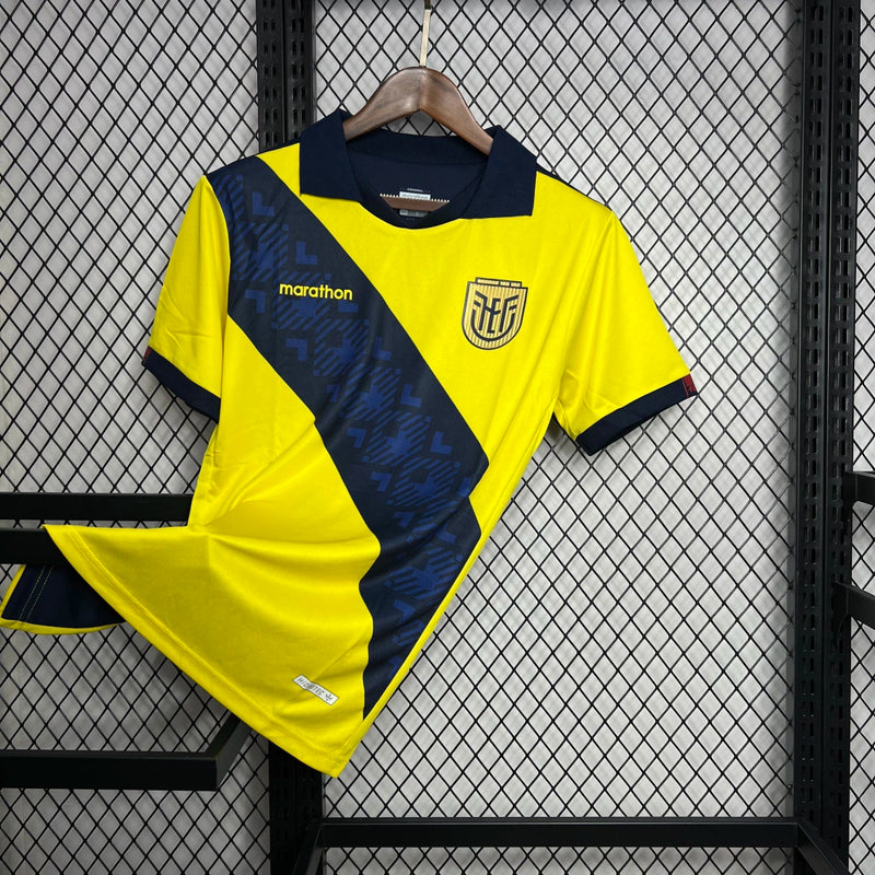 Camisa Equador Home l 2024/25 - Amarelo