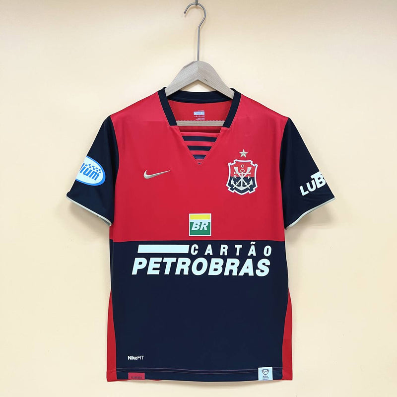 Camisa Retro Flamengo 2007 - Vermelha e Preta