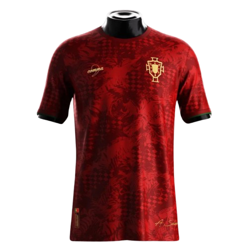 Camisa Portugal The Siu Cristiano Ronaldo EURO 24/25 s/n° Torcedor Masculino - Vermelho