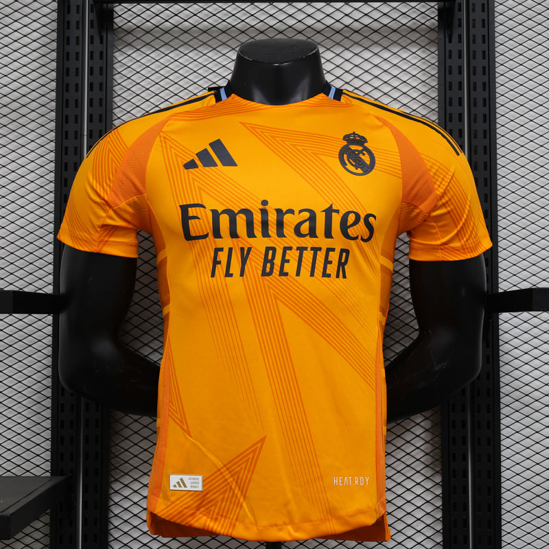 Camisa Real Madrid Third lll 24/25 - Versão Jogador Masculino - Laranja