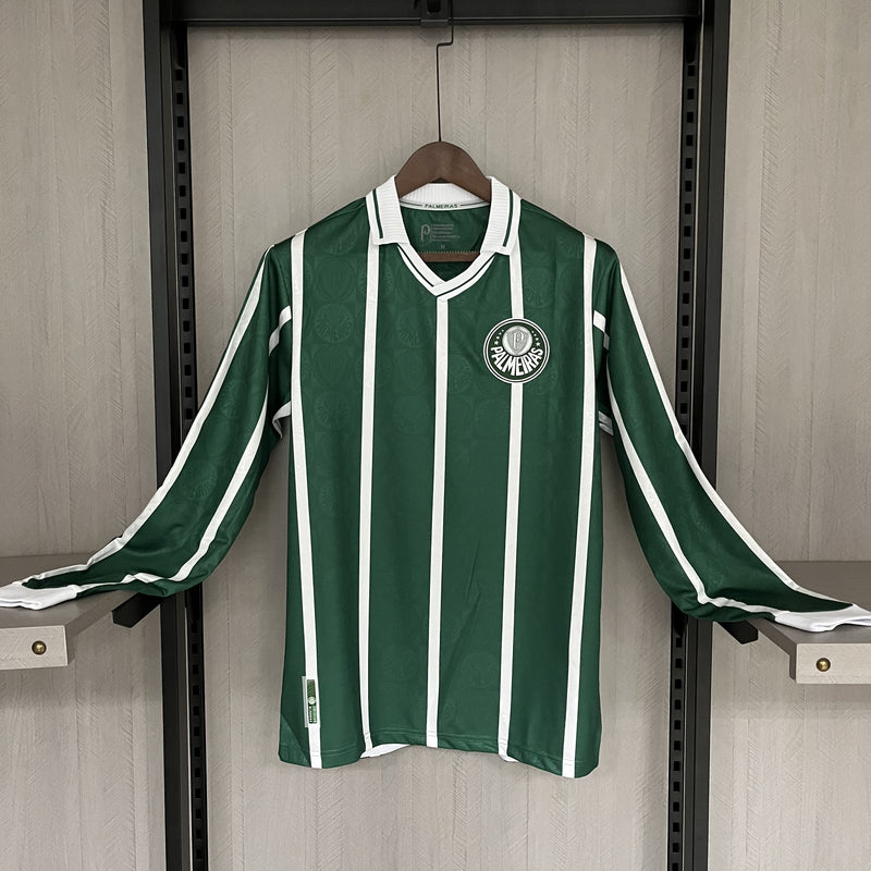 Camisa Manga Longa Retrô Verdão 1993 - Verde