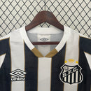 Camisa Santos Away ll 24/25 - Preta e Branca