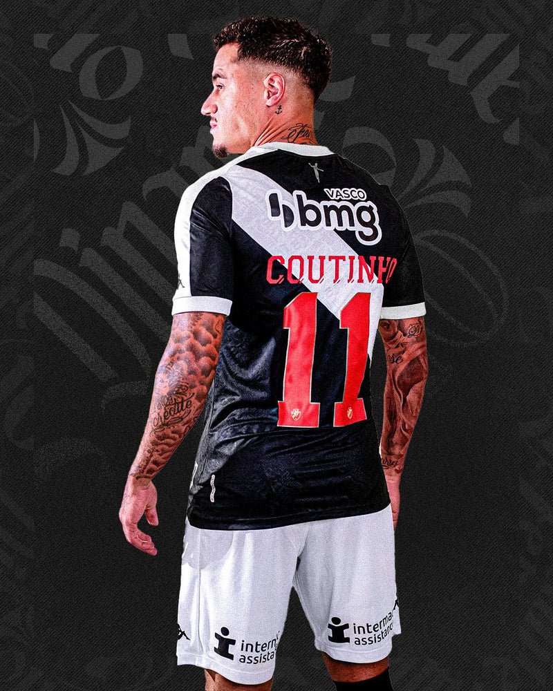 Camisa Vasco da Gama Home I 24/25 - Preta