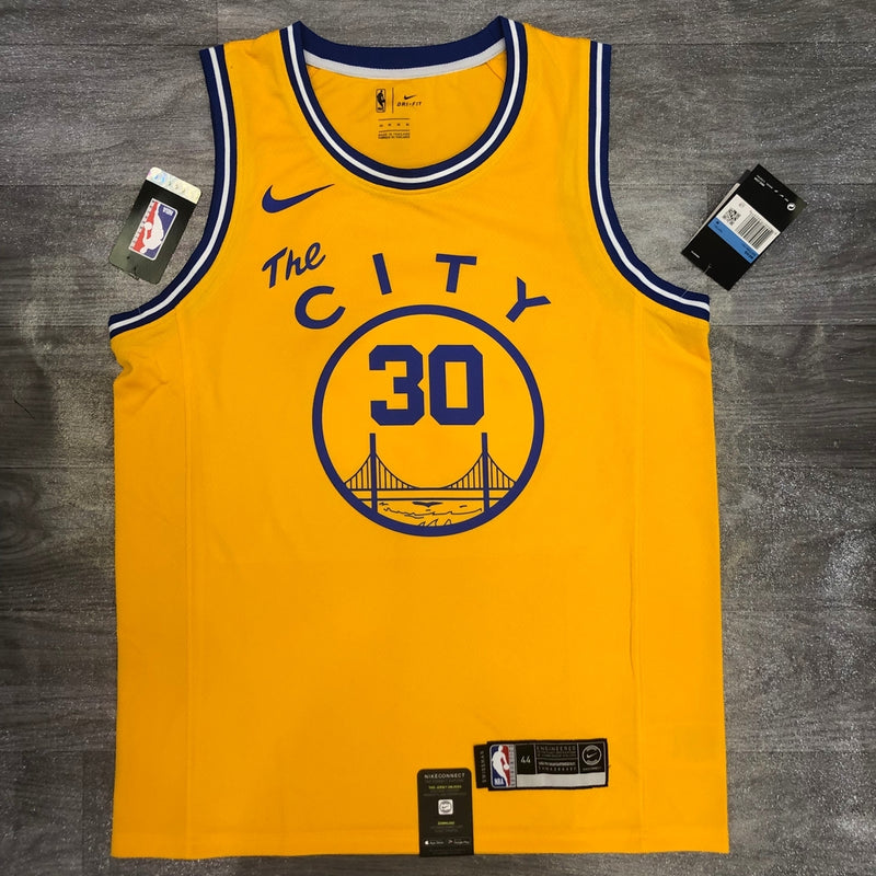 Golden State Warriors Classic Edition 19/20 - Masculina - Amarela