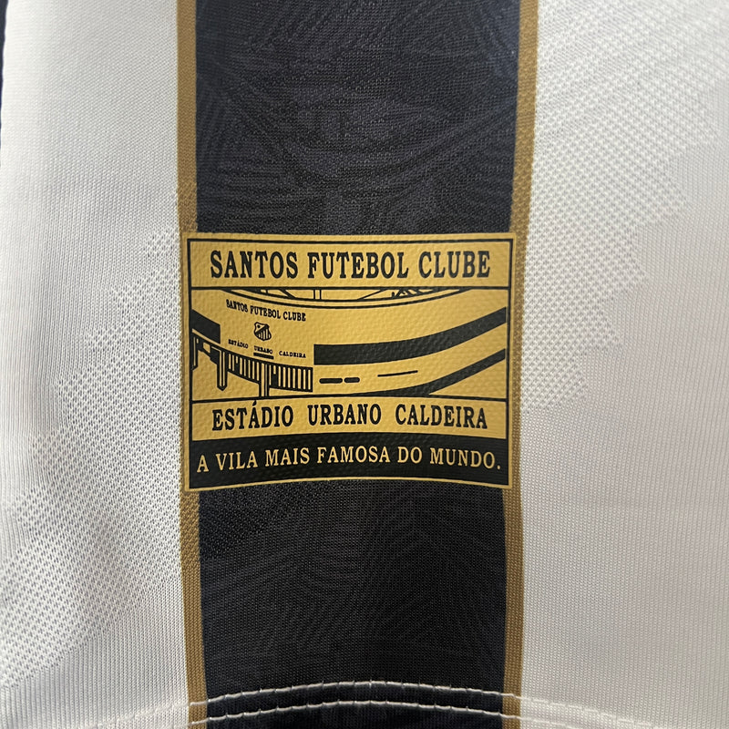 Camisa Santos Away ll 24/25 - Preta e Branca