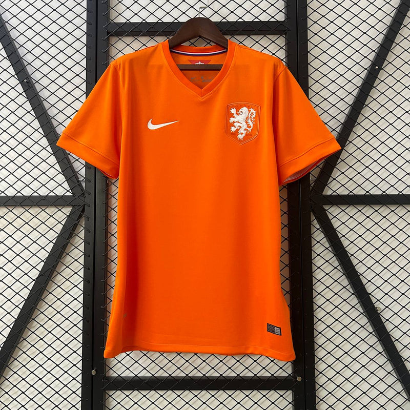 Camisa Holanda Retrô 2014 - Laranja