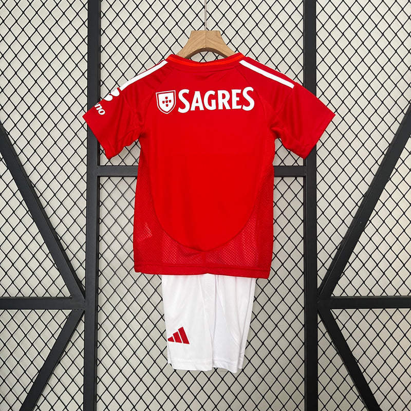 Kit Infantil Benfica Home 24/25 - Vermelho