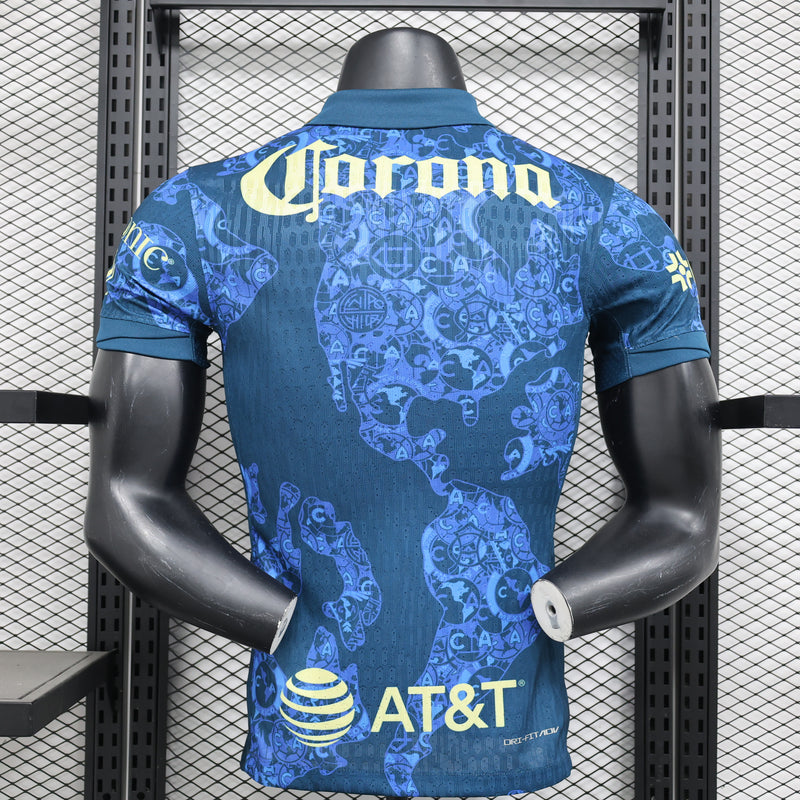 Camisa América do México Away ll 24/25 Jogador Masculina - Azul