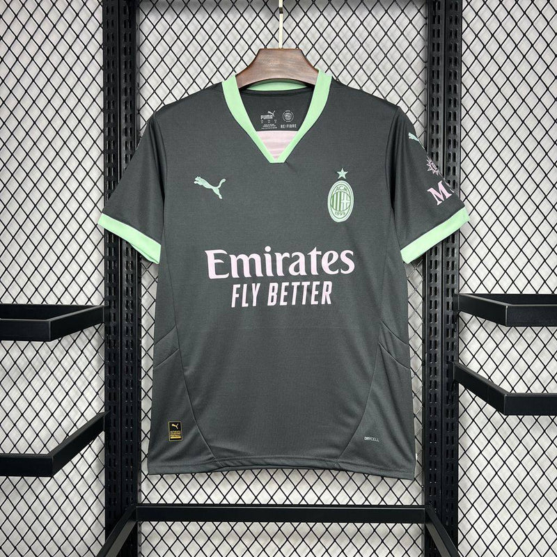 Camisa Milan 24/25 Third lll - Torcedor Preta