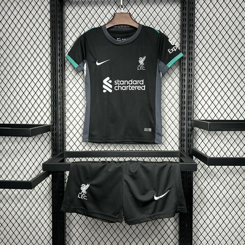 Kit Infantil Liverpool 24/25 Nike - Preta