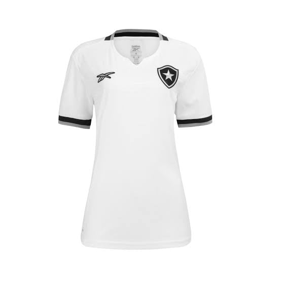 Camisa Feminina Botafogo Away lI 24/25 - Preto e Branco