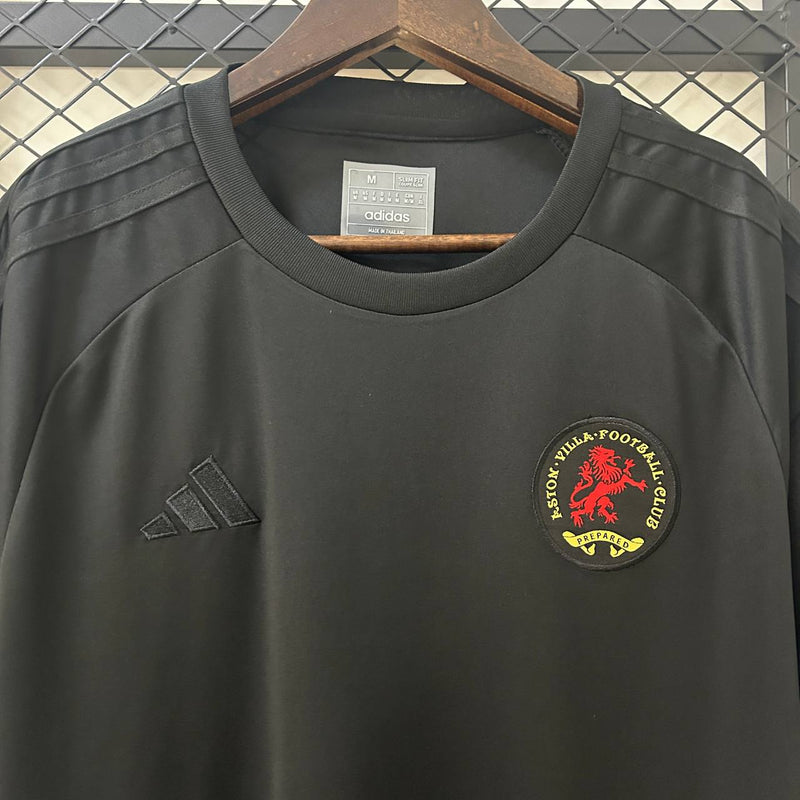 Camisa Aston Villa Edição 125 anos Torcedor - Preta