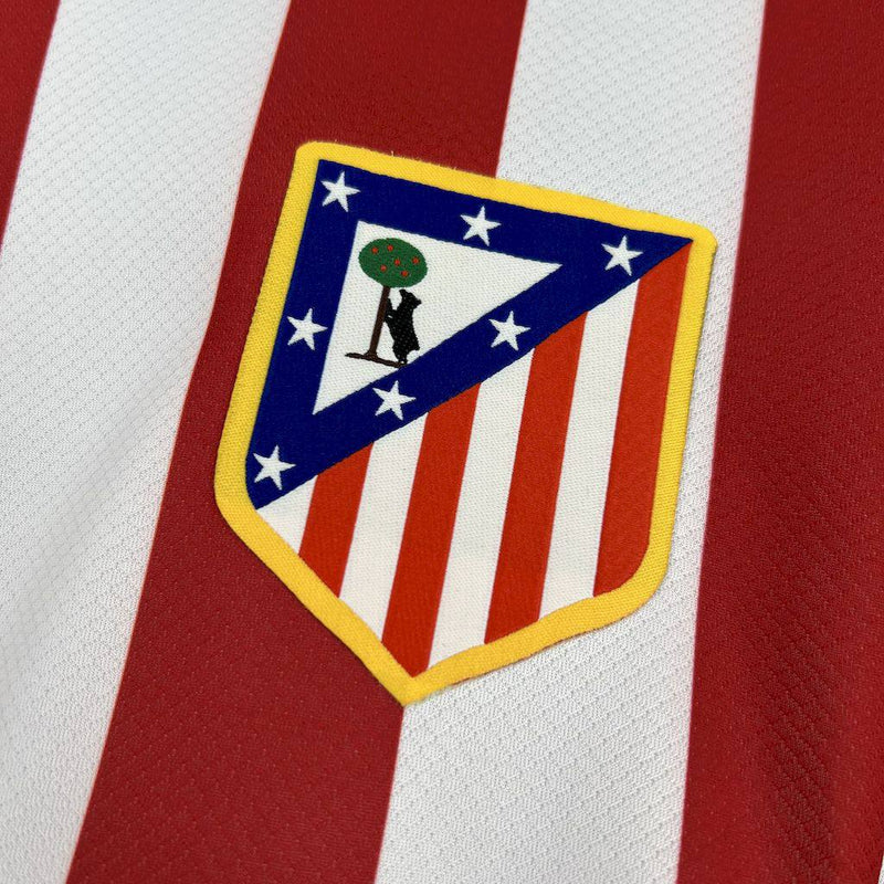 Camisa Atlético de Madrid Home l 25/26 - Branco e Vermelho