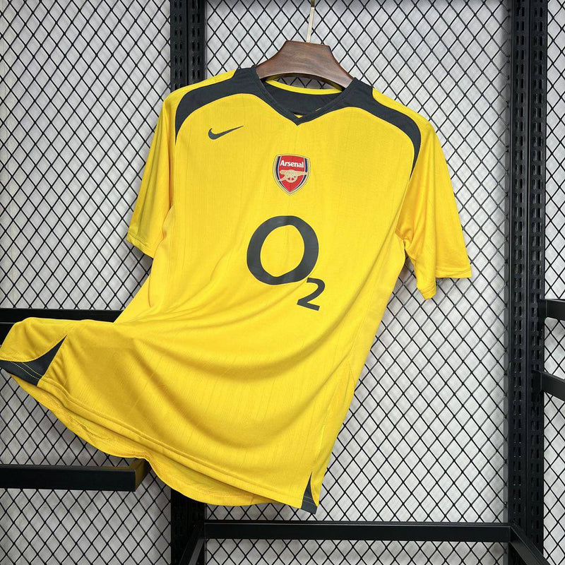 Camisa Arsenal Retrô 2005/2006 - Amarela