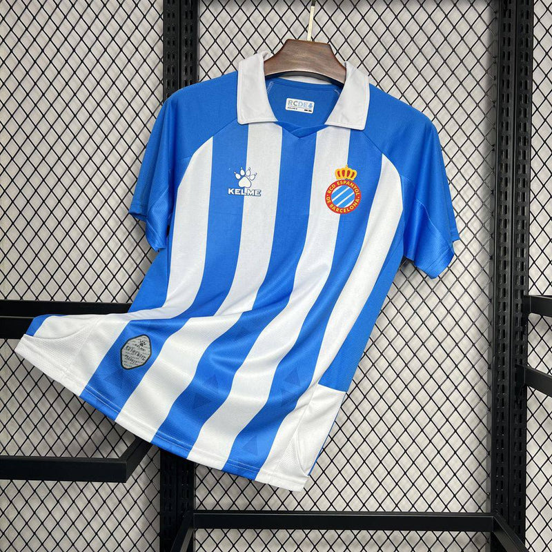 Camisa Espanyol Home l 24/25 Torcedor Masculino - Azul e Branco