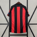 Camisa Milan Retrô 2001/2002 Vermelha e Preta - Adidas