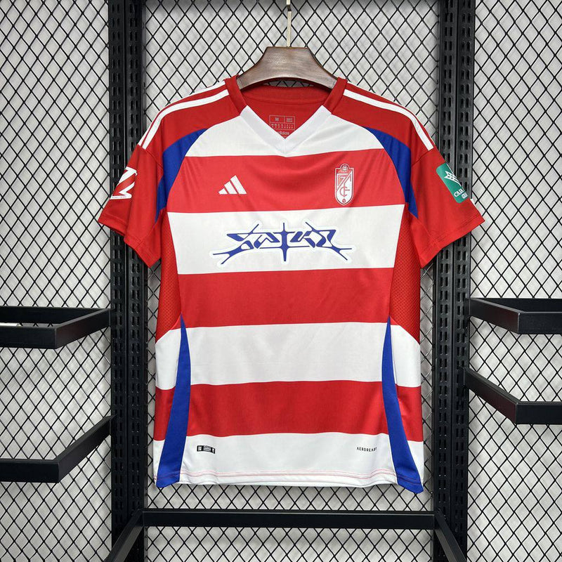 Camisa Granada Home l 24/25 Torcedor Masculino - Vermelha e Branca