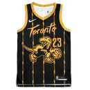 Toronto Raptors City Edition 75º NBA 21/22 - Masculina - Preta