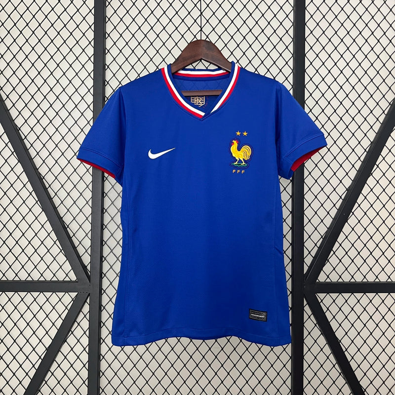 Camisa Feminina França Home l 24/25 - Azul