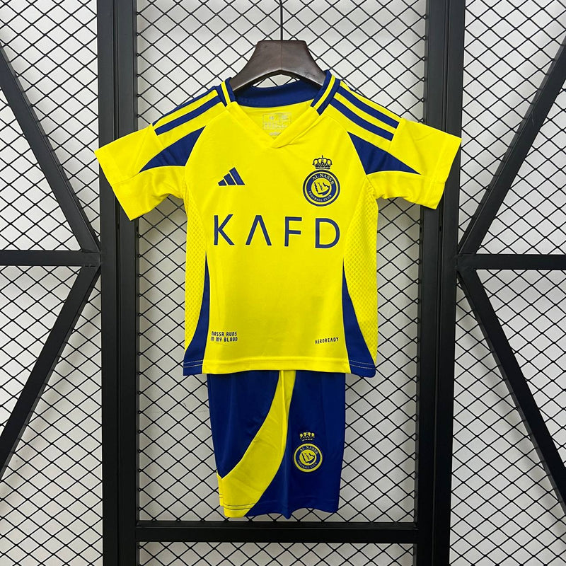 Kit Infantil Al Nassr - Third 24/25 - Amarelo