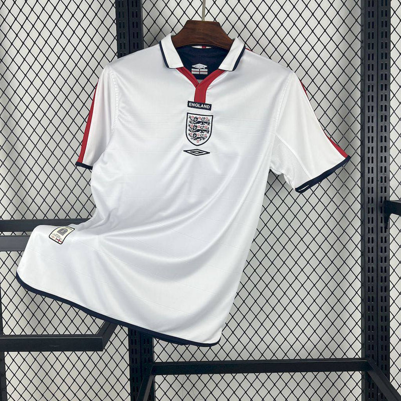 Camisa Inglaterra Retrô 2004 - Branca