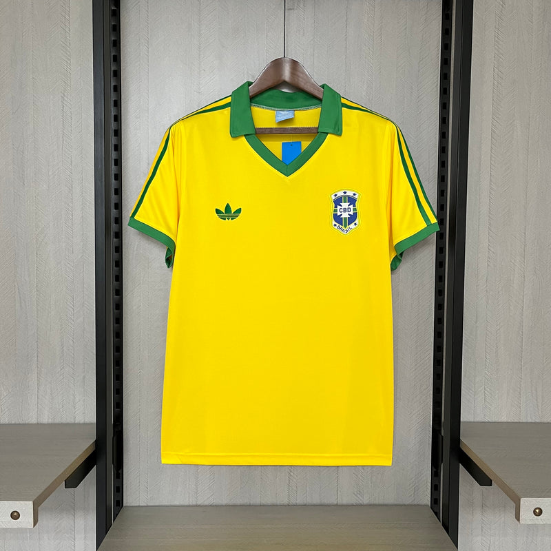 Camisa Retrô Seleção Brasileira 1977 Home l - Adidas