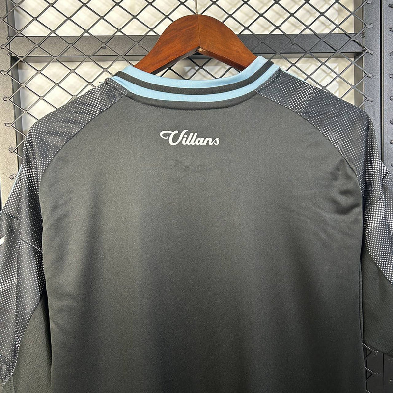 Camisa Aston Villa Away ll Torcedor 25/26 - Preta