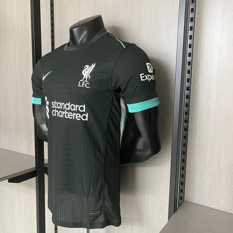 Camisa Liverpool Away ll 24/25 - Versão Jogador  - Preta