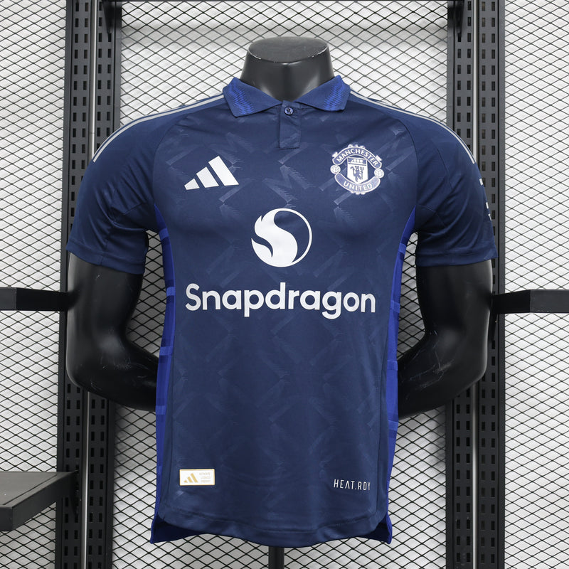 Camisa Manchester United Away ll Jogador Adidas 24/25 - Azul