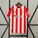 Camisa Atletic Bilbao Home 24/25 - Vermelha e Branca