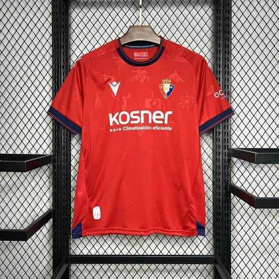 Camisa Osasuna Home l Torcedor 24/25 - Vermelha