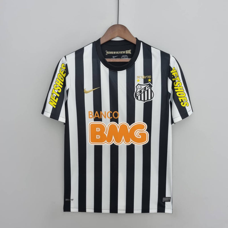 Camisa Retrô Santos Il 2012/13 - Preta e Branca