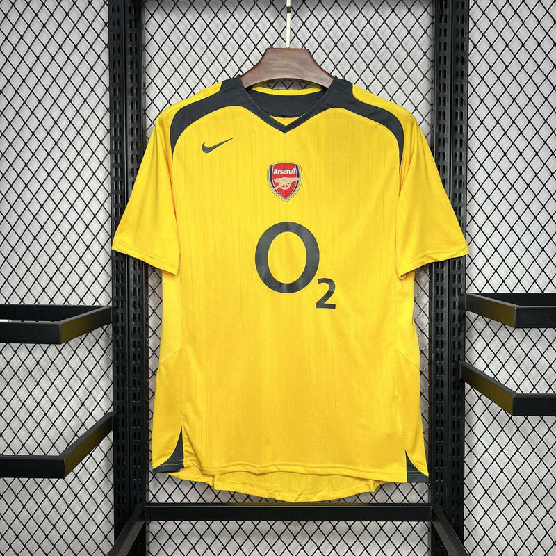 Camisa Arsenal Retrô 2005/2006 - Amarela