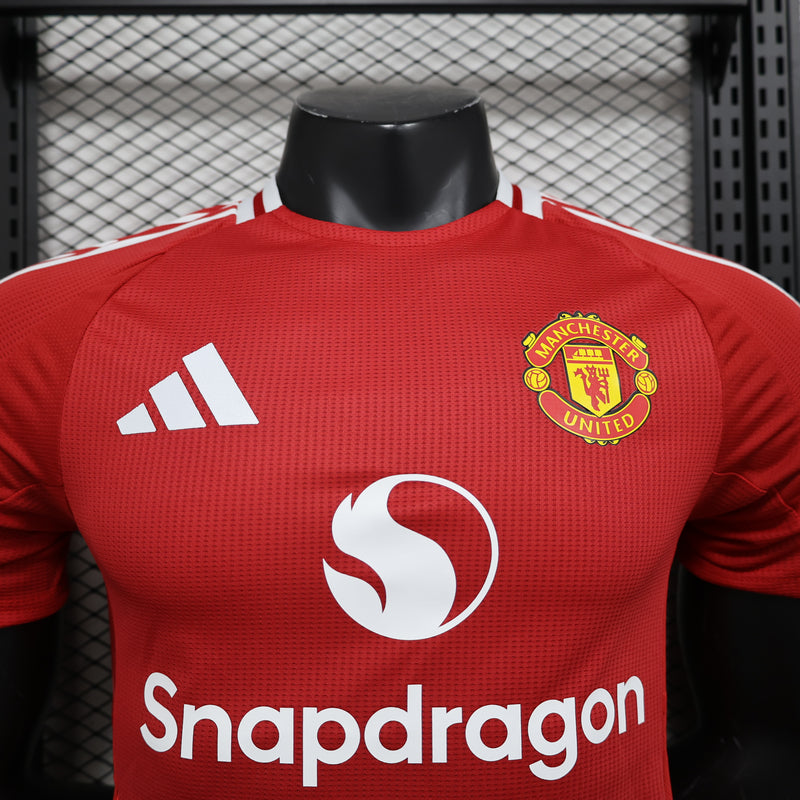 Camisa Manchester United Home l Jogador Adidas - Vermelha