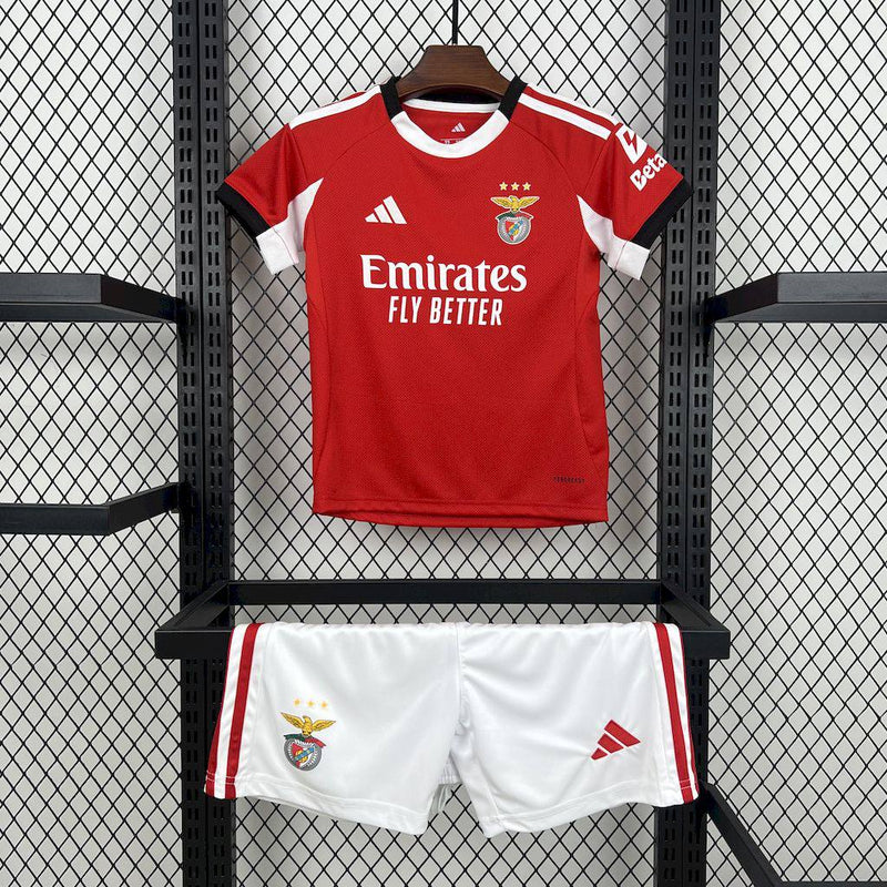 Kit Infantil Benfica Home 25/26 - Vermelho