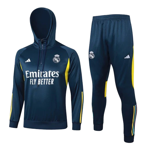 Conjunto de Viagem Real Madrid - 24/25 Azul Escuro