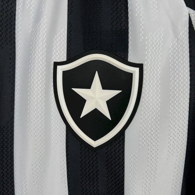 Camisa Botafogo Home l 25/26 - Preta e Branca
