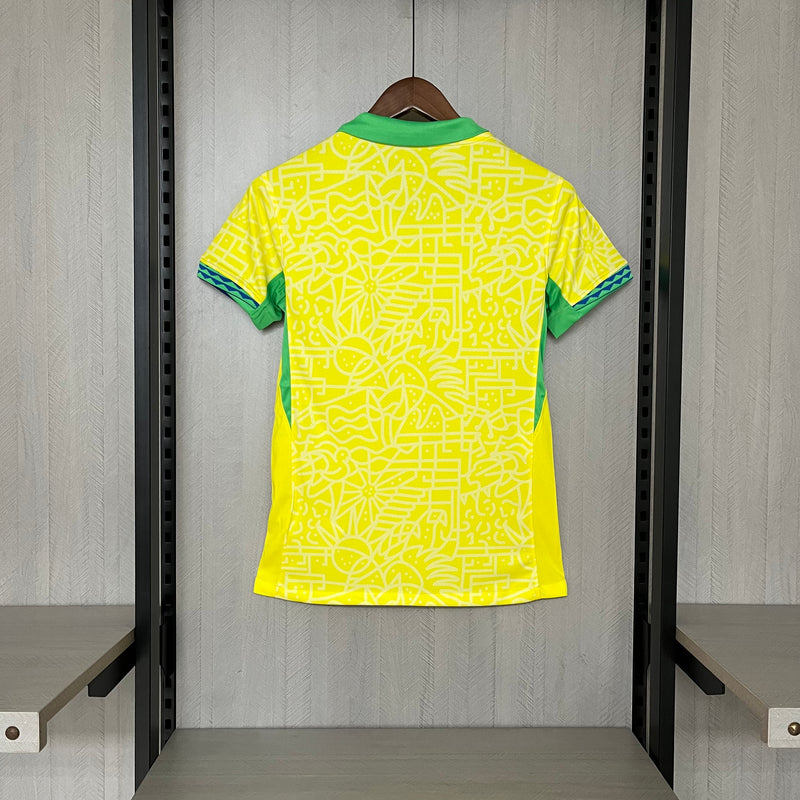 Camisa Feminina Seleção brasileira Home l 24/25 - Amarela