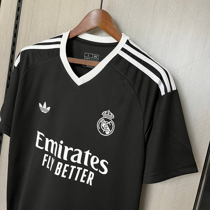 Camisa Real Madrid Goleiro Third 24/25 - Preta