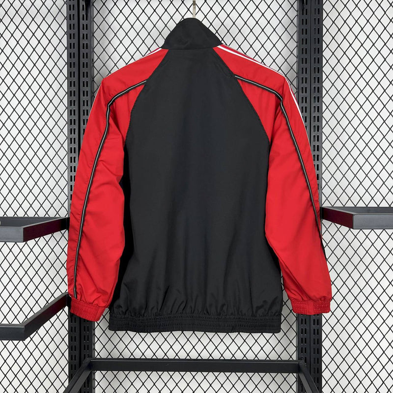 Corta Vento Manchester United 25/26 - Preto e Vermelho