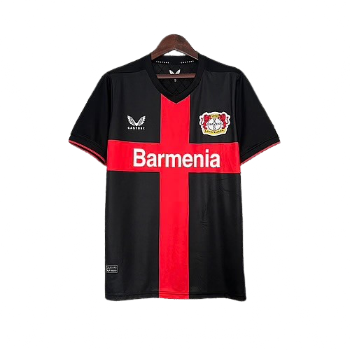 Camisa Bayer Leverkusen Home 23/24 Torcedor Masculino - Preto