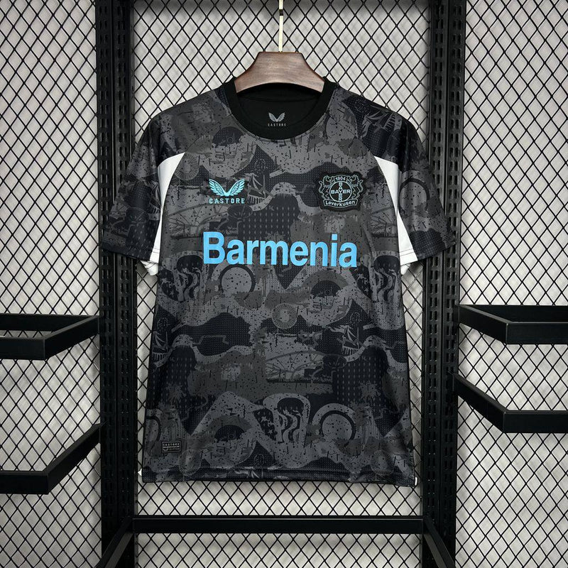 Camisa Bayer Leverkusen Third lll 24/25 Torcedor Masculino - Preta