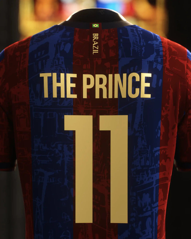 Camisa The Prince Barcelona 24/25 Grená - Comma Masculino Torcedor