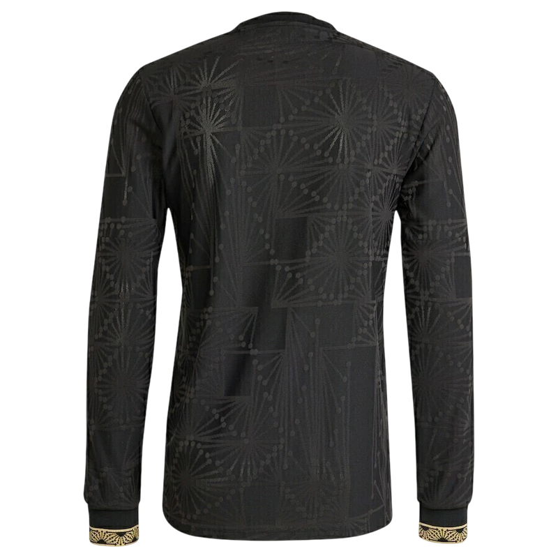 Camisa México Home I 25/26 Manga Longa - Preta e Dourada