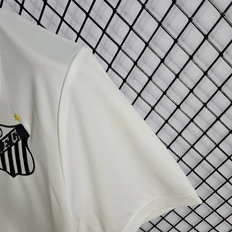 Camisa Santos Pelé Retrô 1970 - Masculina Branco