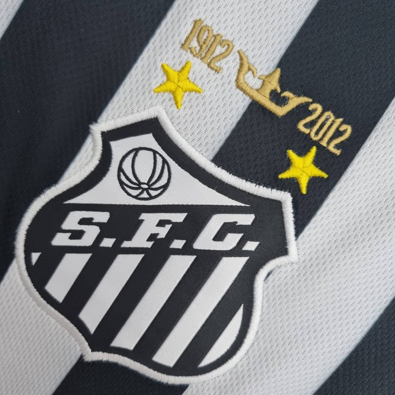 Camisa Retrô Santos Il 2012/13 - Preta e Branca