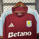 Camisa Aston Villa Home l Torcedor 25/26 - Vermelho