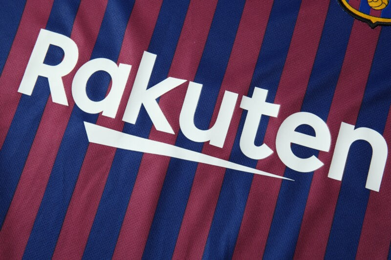 Camisa Barcelona Retrô 2018/2019 - Azul e Grená